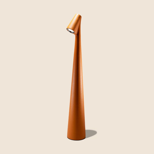 Lampe élégante orange